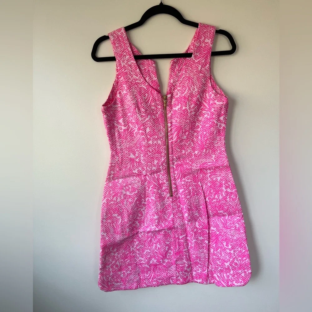 Lilly Pulitzer for target pink printed sleeveless shift dress size 4 - Picture 3 of 5